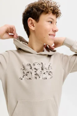 Jack & Jones Hættetrøje jjeJeff Logo Sweat Jnr