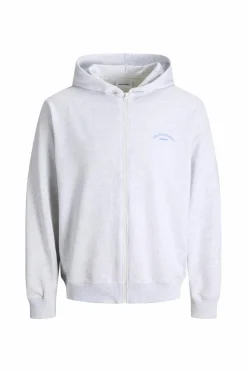 Jack & Jones Hættetrøje jjCollege Logo Sweat Zip Hood Jnr
