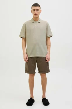 Jack & Jones Poloshirt jjeAustin Zip Polo SS