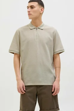 Jack & Jones Poloshirt jjeAustin Zip Polo SS