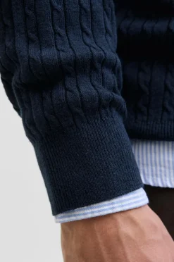 Jack & Jones Pullover jjeEmil Knit Cable Crew Neck