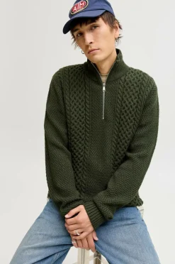 Jack & Jones Pullover jjPaul Knit Half Zip