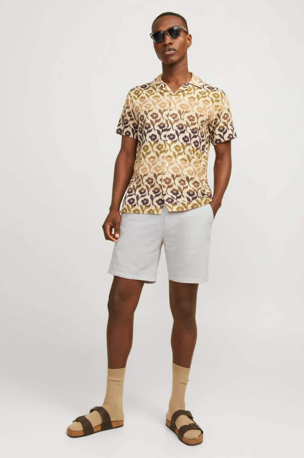 Jack & Jones Shorts jpStace Jjsummer Linen Blend Short