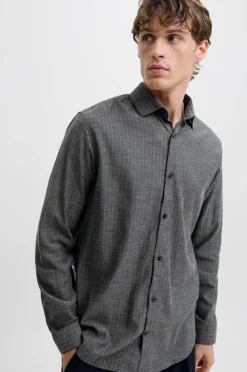 Jack & Jones Skjorte jprBlaparker Melange L/S Shirt BF S
