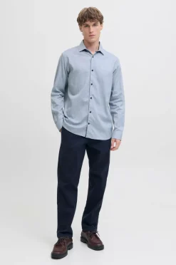 Jack & Jones Skjorte jprBlaparker Melange L/S Shirt BF S