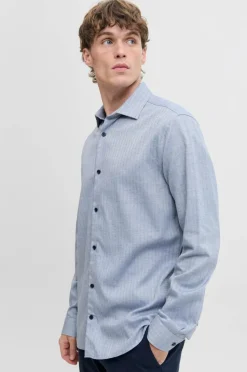 Jack & Jones Skjorte jprBlaparker Melange L/S Shirt BF S