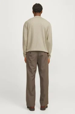 Jack & Jones Trøje jjeEmil Knit Polo Half Zip LS Noos