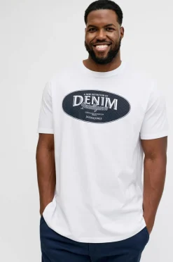 Jack & Jones T-shirt jjeDover Denim Tee SS O-neck SN Pls