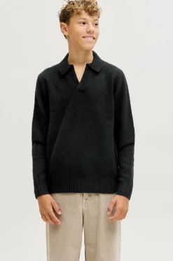 Jack & Jones Junior Pullover jjoho Ollie Knit Split Neck Jnr