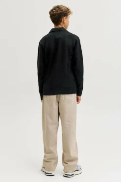 Jack & Jones Junior Pullover jjoho Ollie Knit Split Neck Jnr