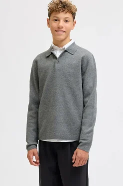 Jack & Jones Junior Pullover jprBlabradfort Knit Polo LN Jnr