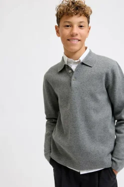 Jack & Jones Junior Pullover jprBlabradfort Knit Polo LN Jnr