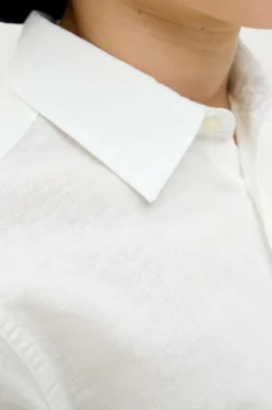 Jack & Jones Junior Skjorte jjBreeze Linen Blend Shirt SS SN Jnr