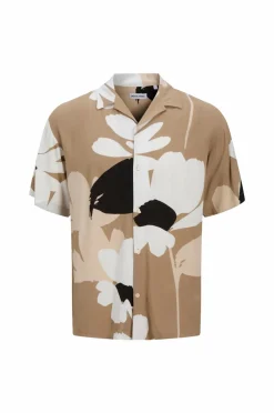 Jack & Jones Junior Skjorte jjJeff Monochrome Resort Shirt SS J