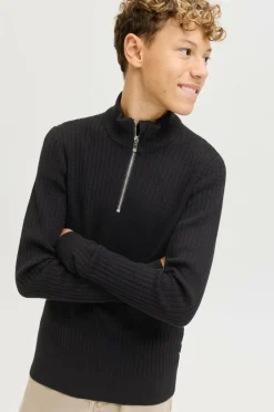 Jack & Jones Junior Turtleneck trøje jprBlubarkley Knit Half Zip Jnr