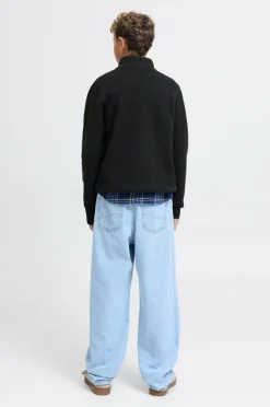 Jack & Jones Junior Trøje jorNorrebro Knit Half Zip Jnr