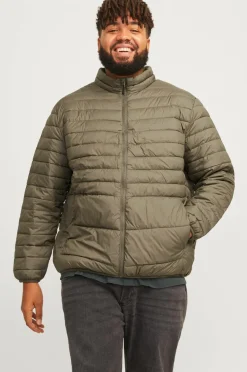Jack & Jones Plus Jakke jjeState Packable Puffer Collar
