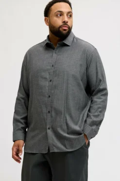 Jack & Jones Plus Skjorte jprBlaparker Melange L/S Shirt BF P