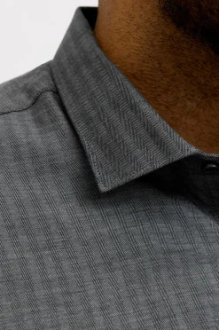 Jack & Jones Plus Skjorte jprBlaparker Melange L/S Shirt BF P