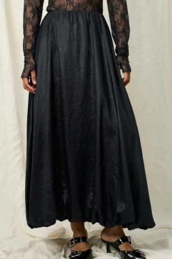 Joelle Ballonnederdel i satin