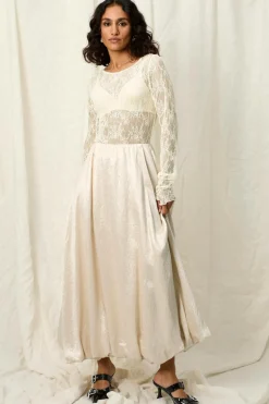 Joelle Ballonnederdel i satin