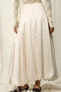 Joelle Ballonnederdel i satin