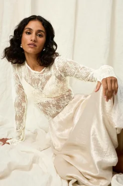 Joelle Ballonnederdel i satin