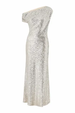 Joelle Draperet maxi kjole med pailleter