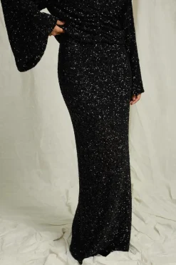 Joelle Lang pailletnederdel