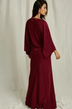 Joelle Maxi kjole i satin