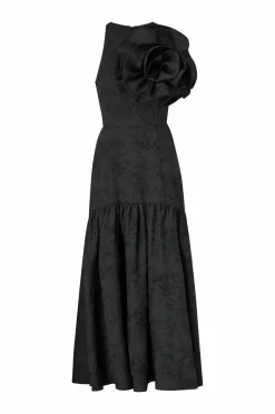 Joelle Maxi kjole med aftagelig rose