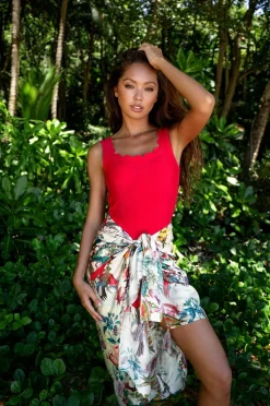 KAANDA Beach life Sarong Pareo w Tassels