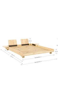 Karup Design Social Bed W. 2 Pcs Back Rests And 2 Pcs Side Tables