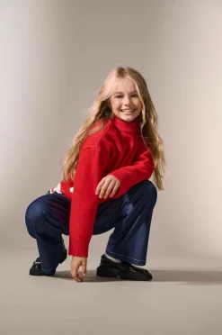 KIDS ONLY Pullover KogRene Life LS Button O-neck CP KN