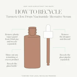 KORA Organics Turmeric Glow Drops Niacinamide Alternative Serum