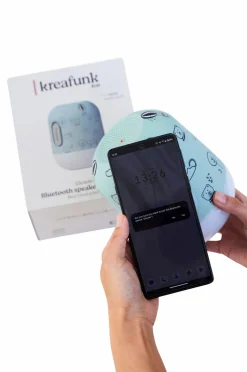 Kreafunk Bluetooth-højttaler/LED-lampe Glowie
