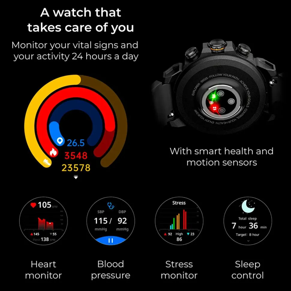 KSIX Smartwatch Explorer GPS