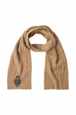 Lauren Ralph Lauren Halstørklæde Polyester Blend-cable Crest Ptch Scf