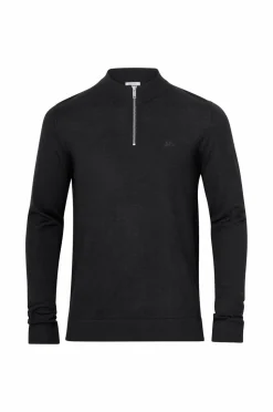 Lindbergh Trøje Half Zip Merino Mock Neck
