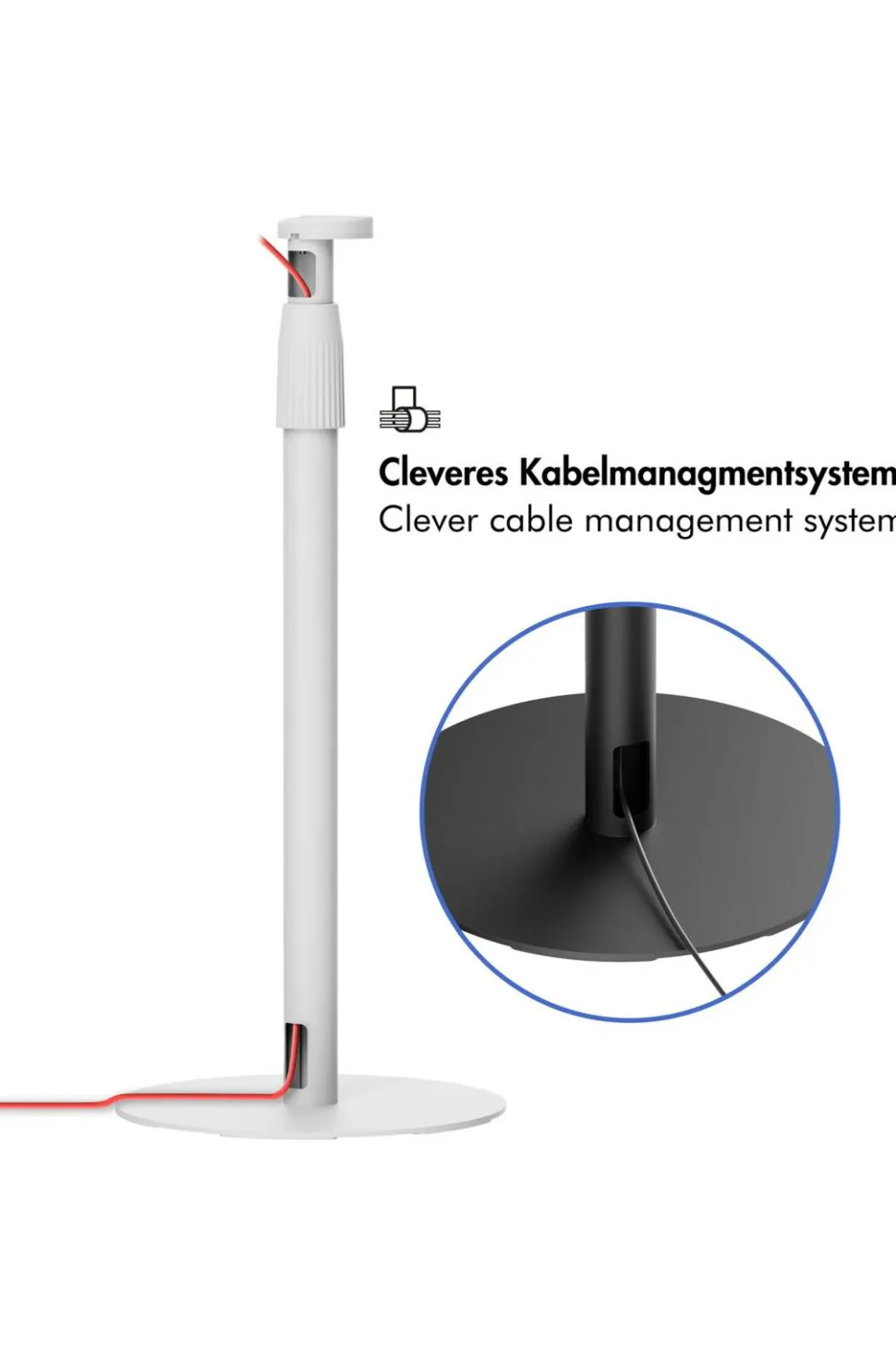 LogiLink Gulvstativ Sonos Era 100 / Era 300 682-1068 mm
