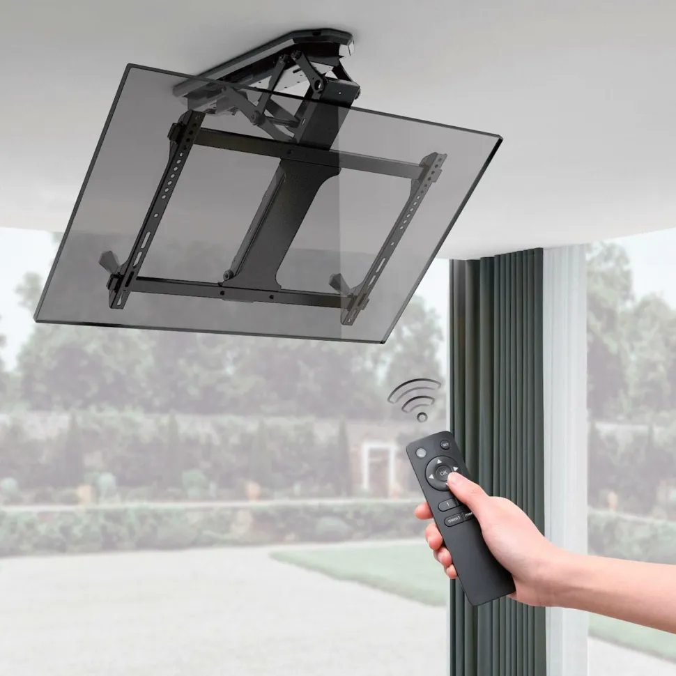 LogiLink Motoriseret flipdown-loftbeslag til TV 32-70"