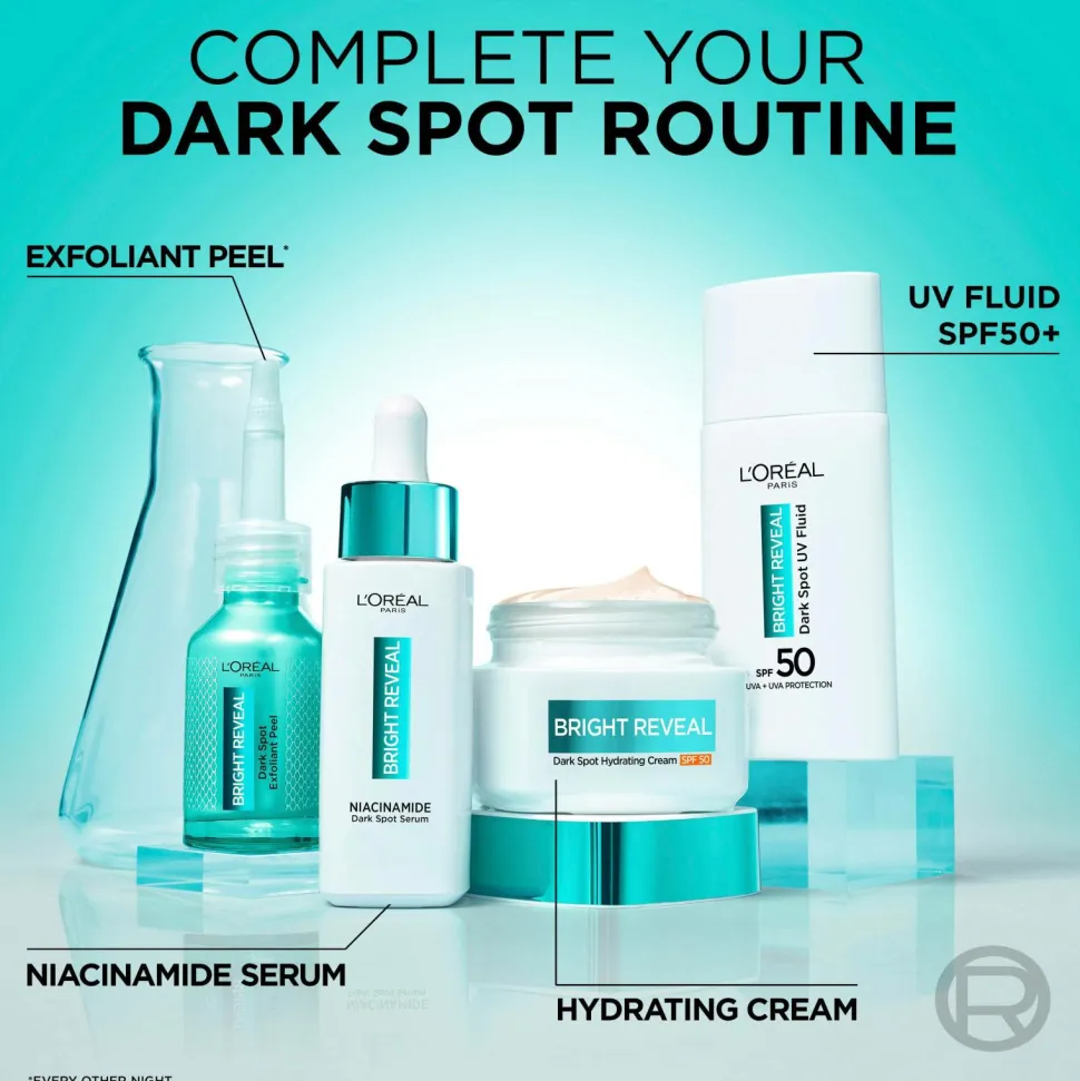 L'Oréal Paris Bright Reveal Niacinamide Dark Spot Hydrating Day Cream SPF50 For Normal Skin 50 Ml