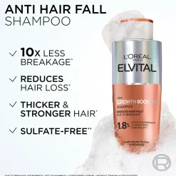 L'Oréal Paris Elvital Growth Booster Shampoo Against Hair Loss 200 Ml