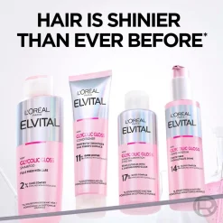 L'Oréal Paris Elvital Glycolic Gloss Leave-In Serum For Dull Hair 150 Ml