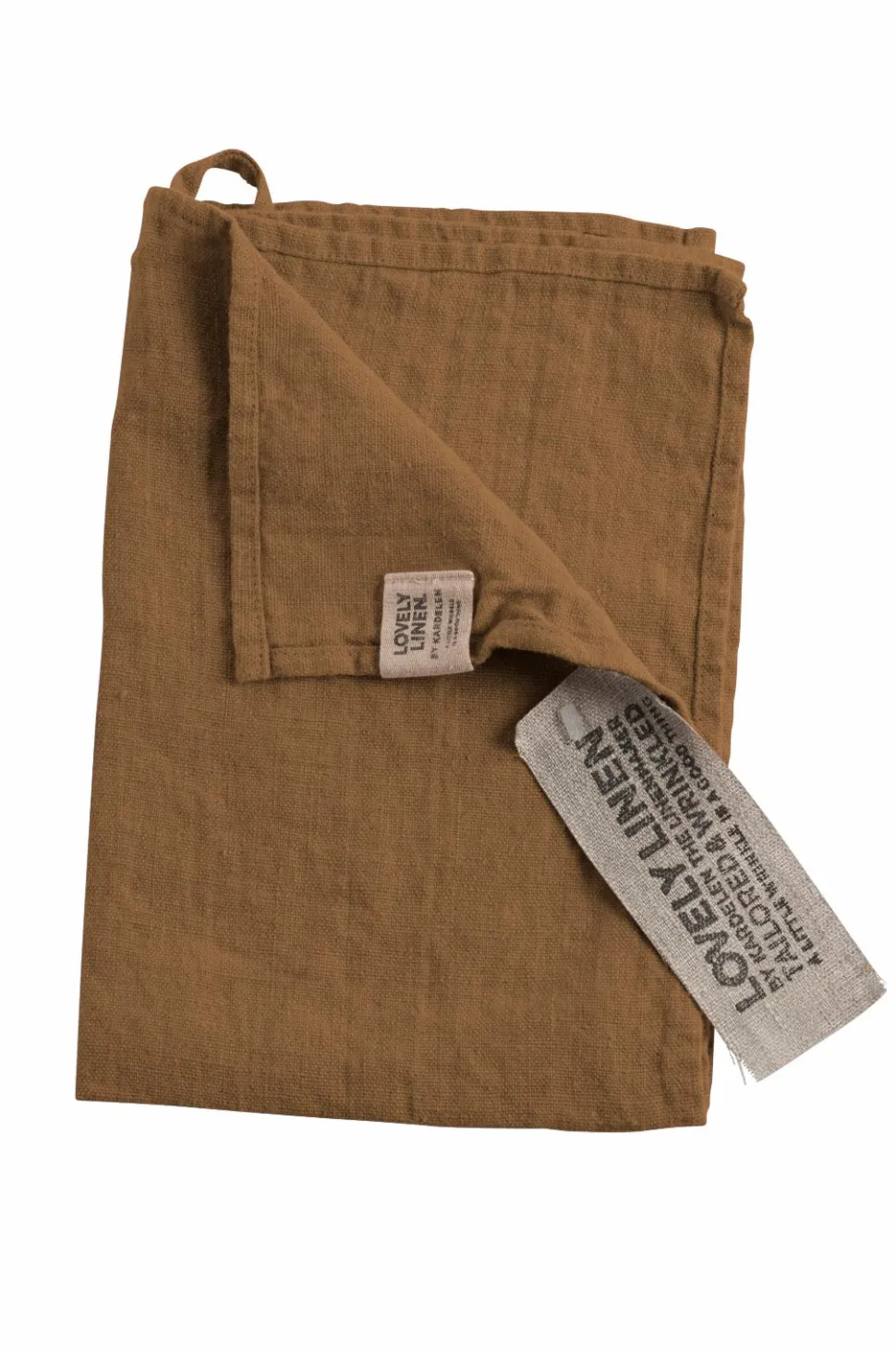 Lovely Linen Gæstehåndklæde Lovely i vasket hør