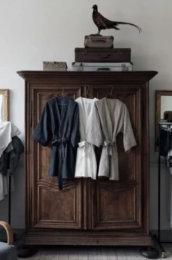 Lovely Linen Kimono Lovely i vasket hør