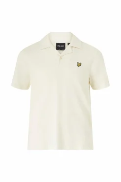 Lyle & Scott Poloshirt Linen Revere Collar Polo Shirt