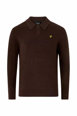 Lyle & Scott Polotrøje Lambswool Blend Rugby Jumper