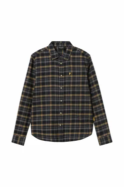 Lyle & Scott Skjorte Brushed Flannel Tartan Shirt