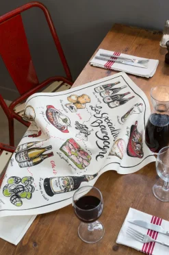 Maison Vivaraise Køkkenhåndklæde Specialites De Bourgogne 48 X 72